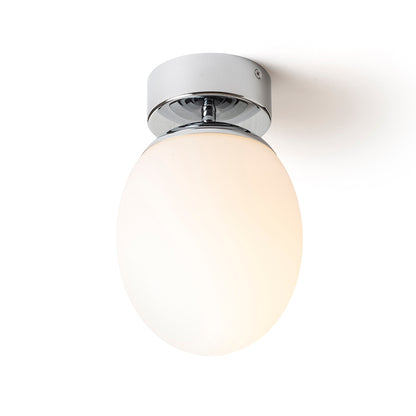 MERINGUE 16 stropní opálové sklo/chrom 230V LED E27 15W IP44