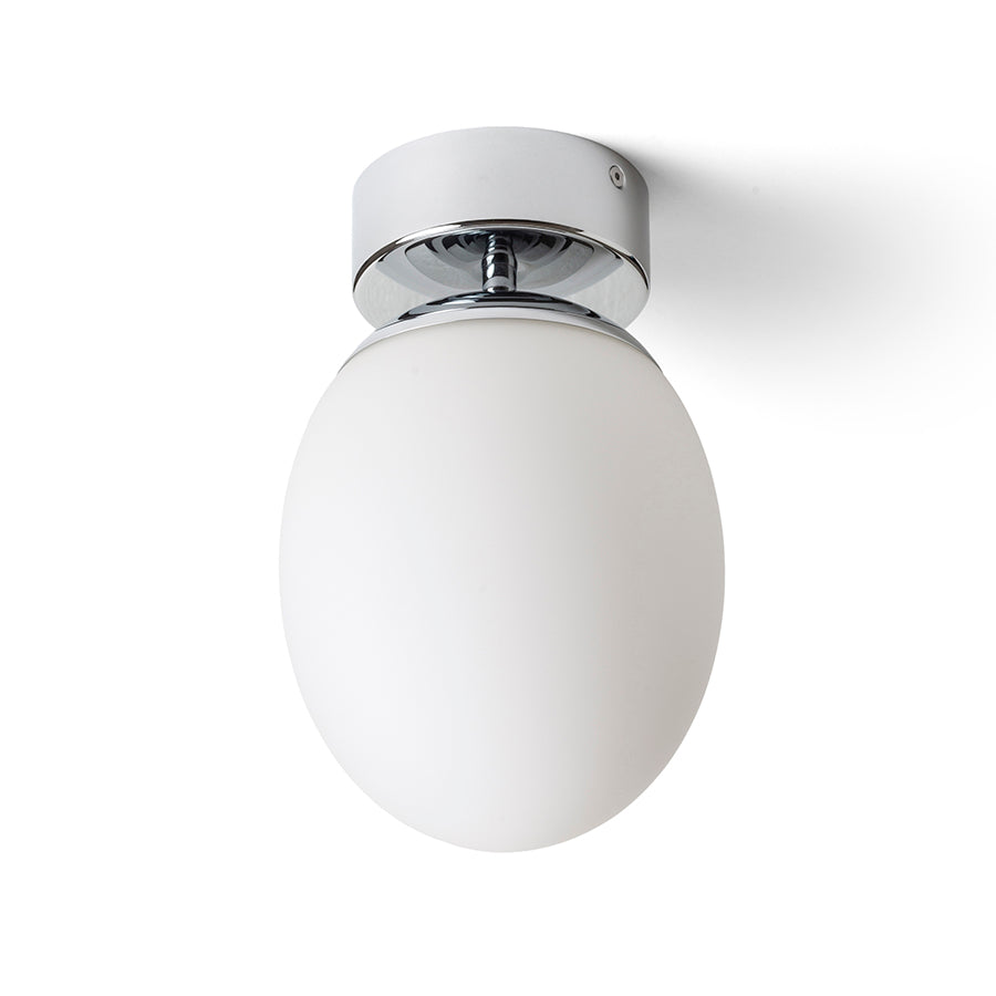 MERINGUE 16 stropní opálové sklo/chrom 230V LED E27 15W IP44