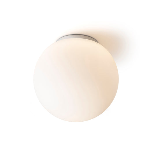 BOLLY 26 stropní opálové sklo/chrom 230V LED E27 15W IP44