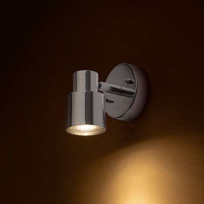 VALTO I nástěnná chrom 230V GU10 LED 5W IP44