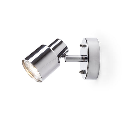 VALTO I nástěnná chrom 230V GU10 LED 5W IP44