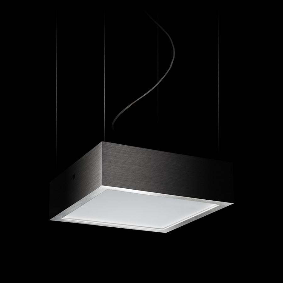 STRUCTURAL LED 20x20 závěsná česaný hliník 230V LED 12W 3000K