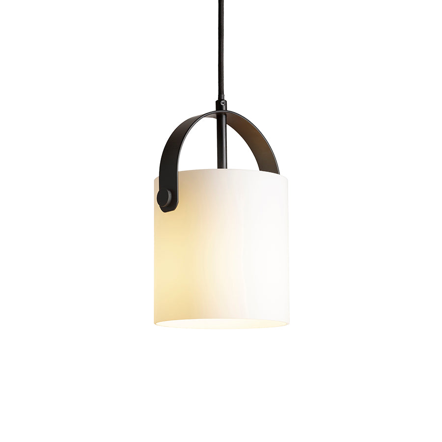 JULIETTA 16 závěsná opálové sklo/černá 230V LED E27 15W