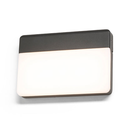 GAVIN nástěnná antracitová mléčný akryl 230V LED 13W IP65 3000K