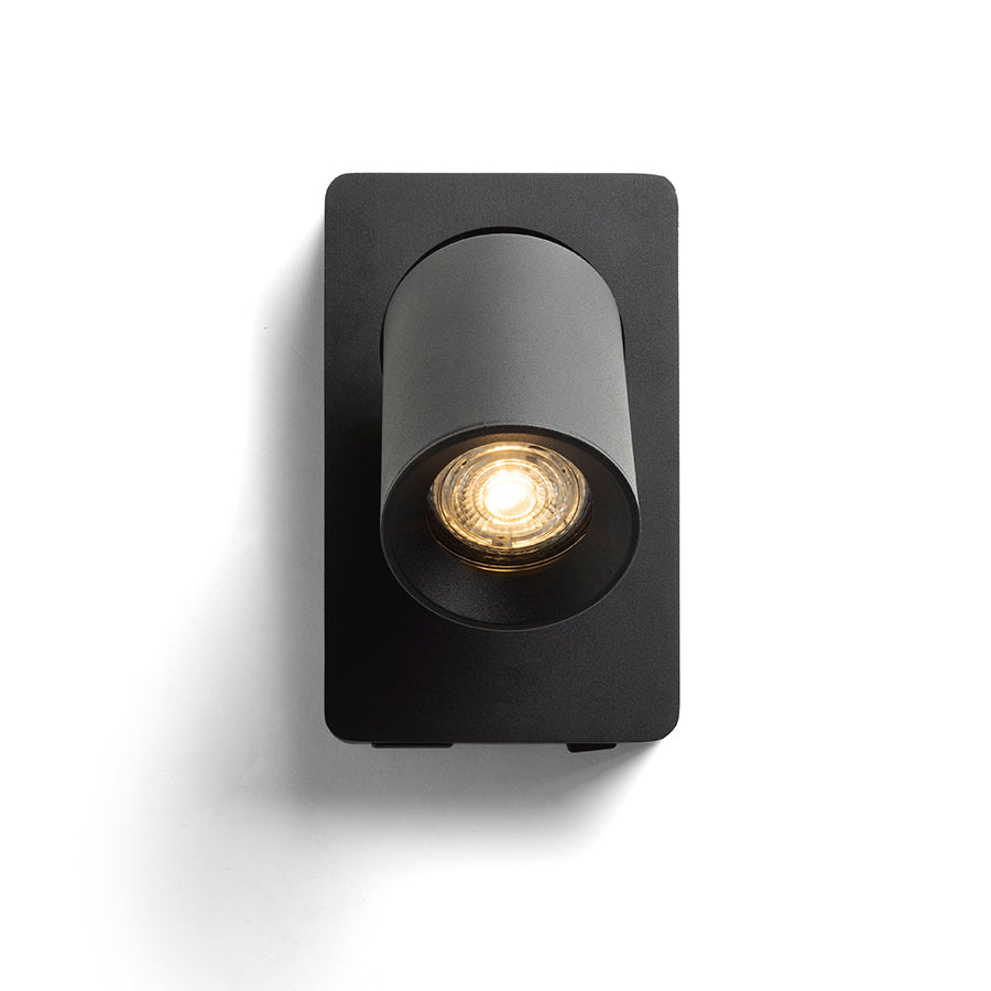 VOLTERA USB nástěnná černá 230V LED GU10 9W