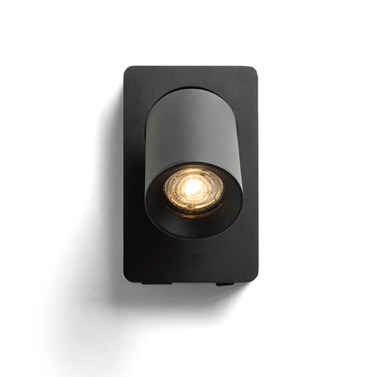 VOLTERA USB nástěnná černá 230V LED GU10 9W