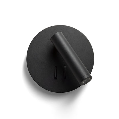 THALIA nástěnná černá satinovaný akryl 230V LED 6+3W 3000K