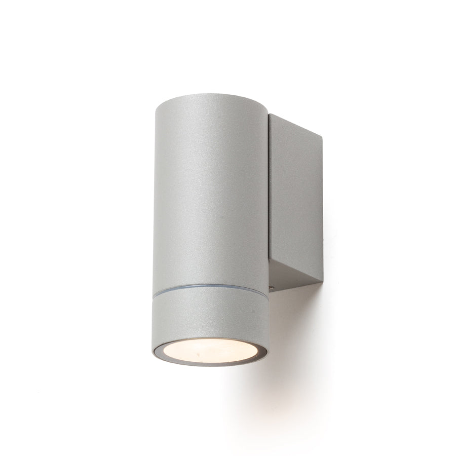 MIZZI NEW I nástěnná stříbrnošedá 230V LED GU10 8W IP65