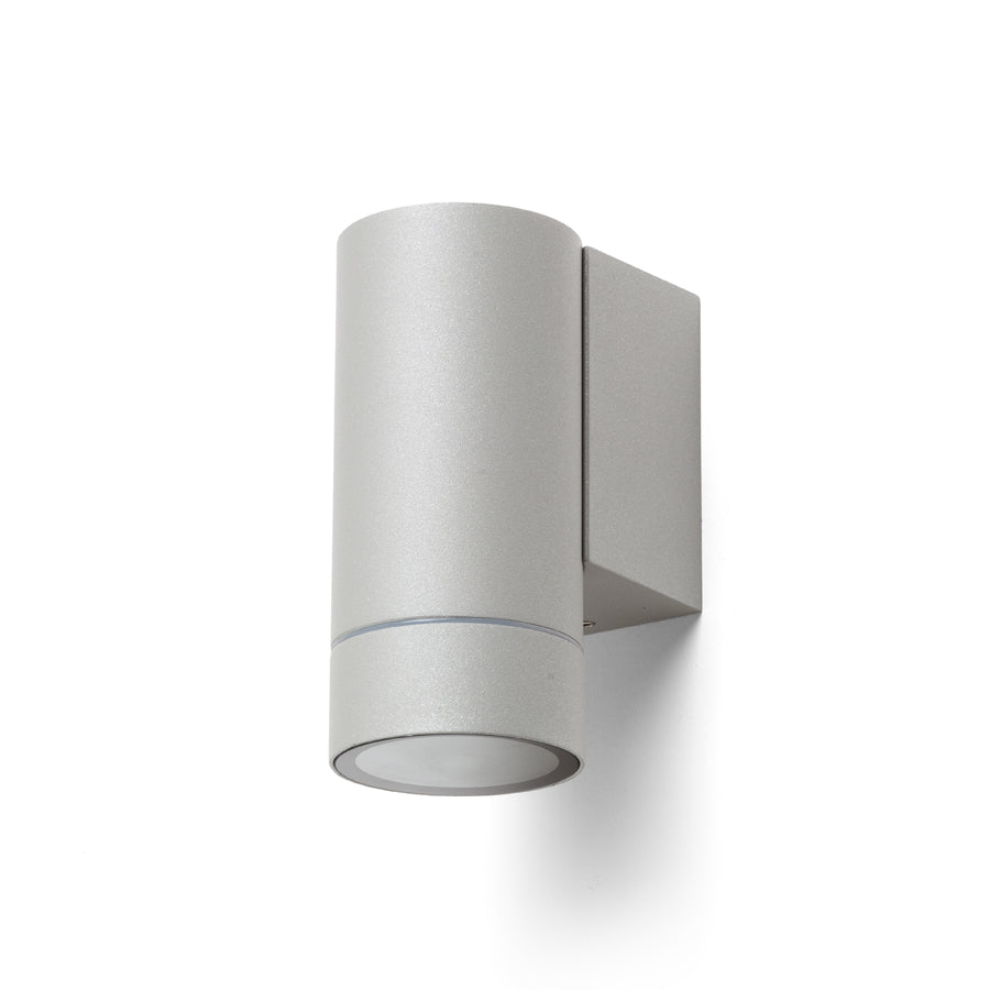 MIZZI NEW I nástěnná stříbrnošedá 230V LED GU10 8W IP65