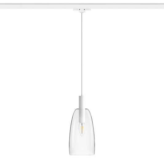 BELLINI pro tříokr. lištu bílá čiré sklo 230V LED E14 15W