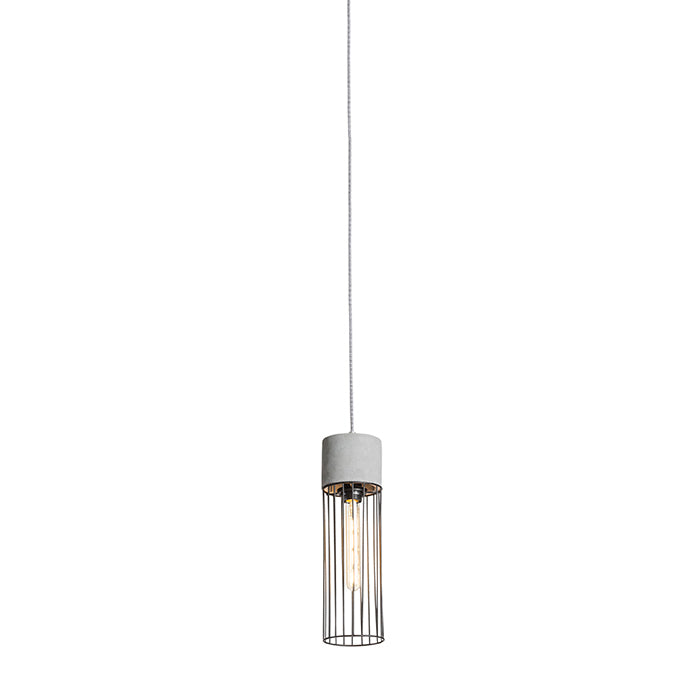 BURTON pro tříokr. lištu beton/černá 230V LED E27 11W