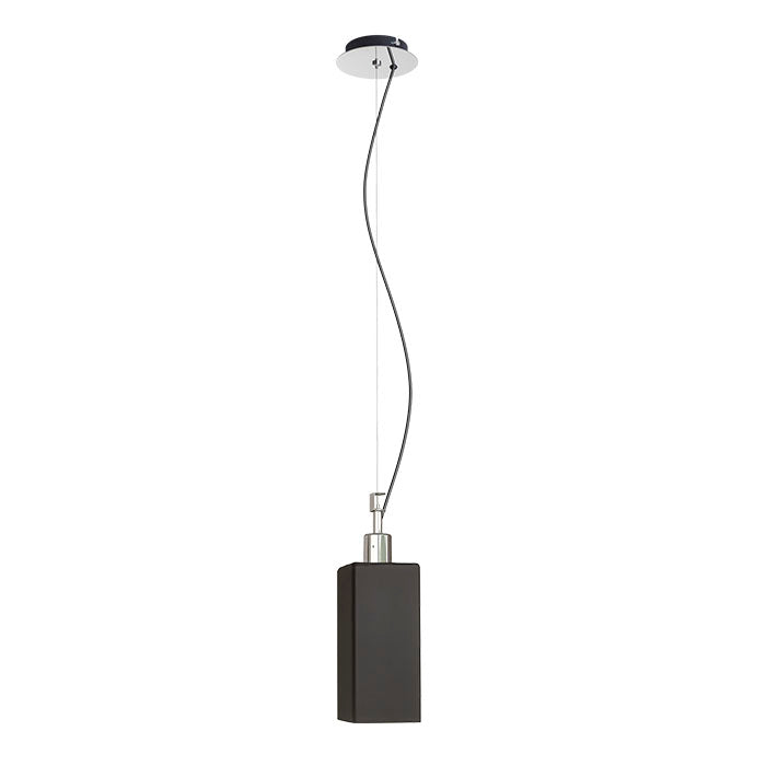 LIZ NEW závěsná černá chrom 230V LED E27 15W