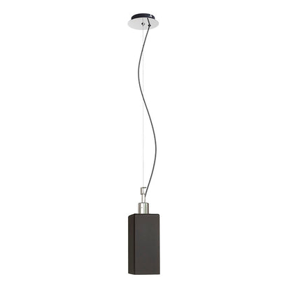LIZ NEW závěsná černá chrom 230V LED E27 15W