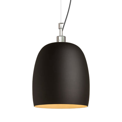 COROA NEW 28 závěsná černá chrom 230V LED E27 15W