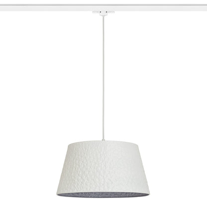 BUCKY 40 pro tříokr. lištu bílá/šedá kov 230V LED E27 15W