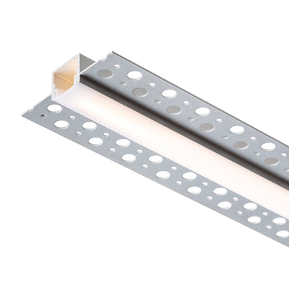 LED PROFILE B zápustný 1m hliník/mléčný akryl