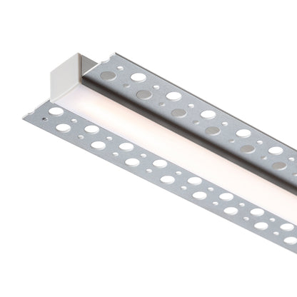 LED PROFILE B zápustný 1m hliník/mléčný akryl