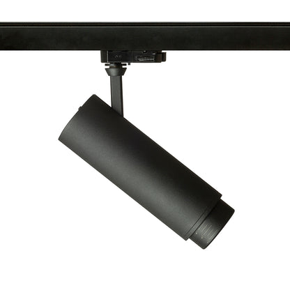 FOCUS 20 ZOOM DIMM pro tříokr. lištu černá 230V LED 20W 10 60° 3000K 4000K 5000K