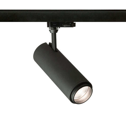 FOCUS 20 ZOOM DIMM pro tříokr. lištu černá 230V LED 20W 10 60° 3000K 4000K 5000K
