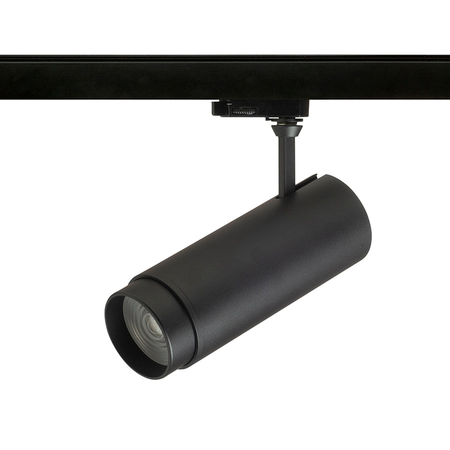 FOCUS 30 ZOOM DIMM pro tříokr. lištu černá 230V LED 30W 10 60° 3000K 4000K 5000K