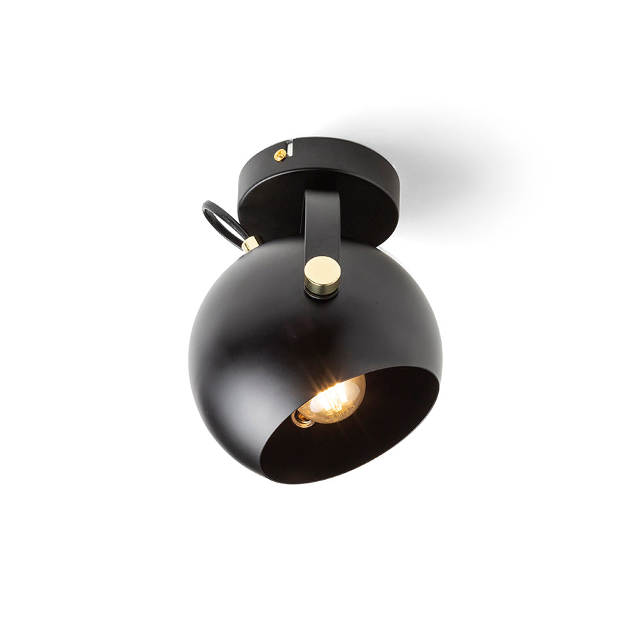 AGNETA přisazená černá 230V LED E27 11W