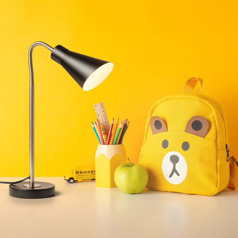 ANIKA stolní matná černá matný nikl 230V LED E27 15W