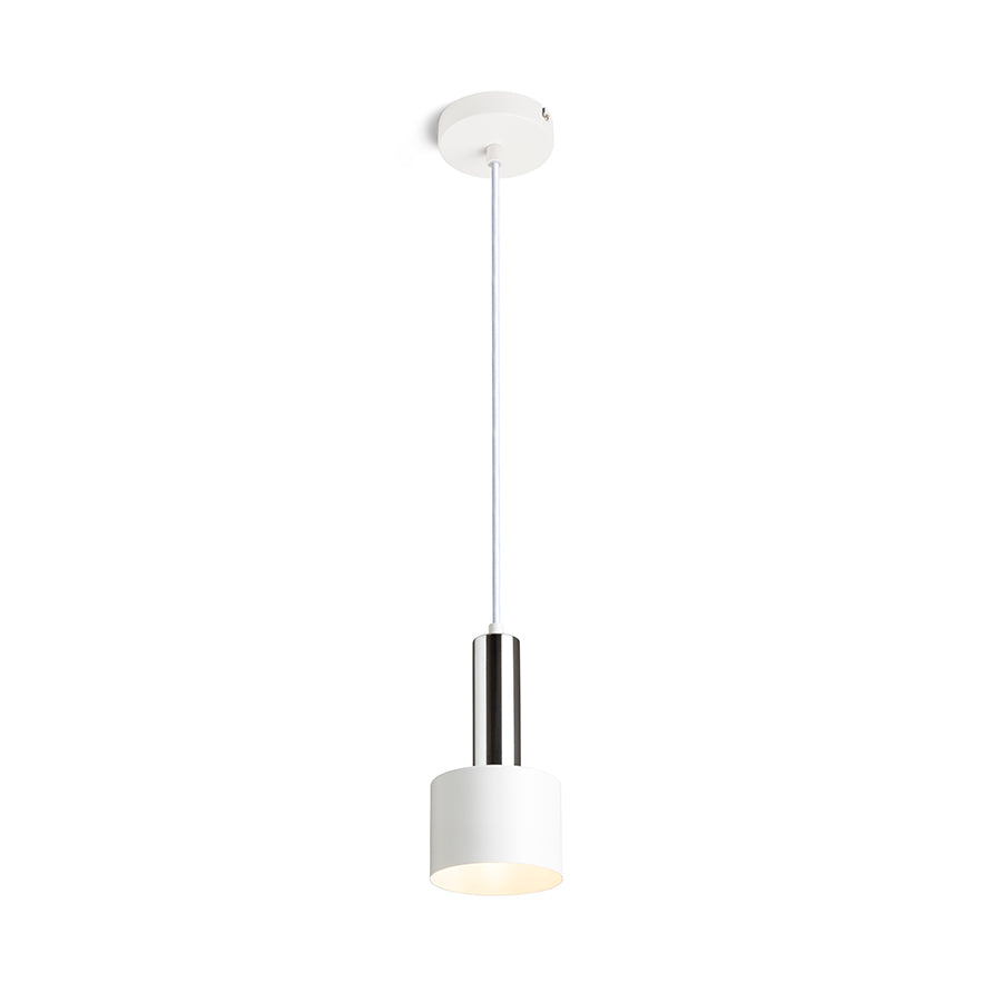 GIULIA 12 závěsná bílá chrom 230V LED E27 11W