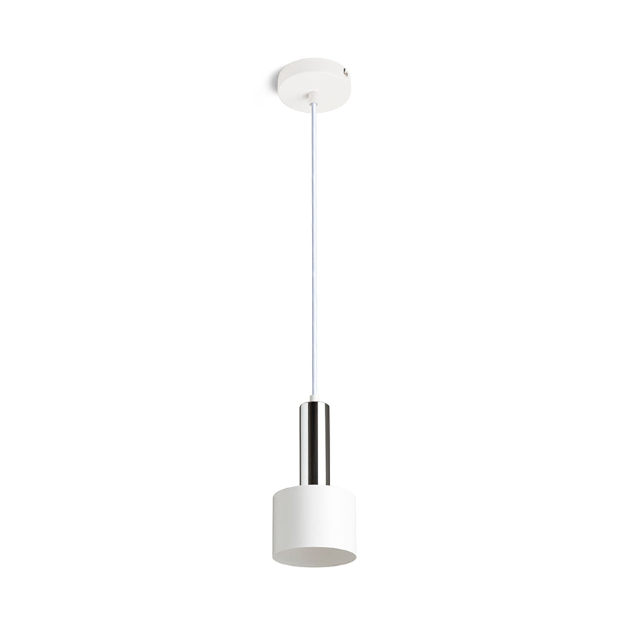 GIULIA 12 závěsná bílá chrom 230V LED E27 11W