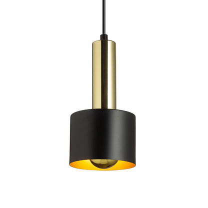 GIULIA 12 závěsná černá/zlatohnědá mosaz 230V LED E27 11W