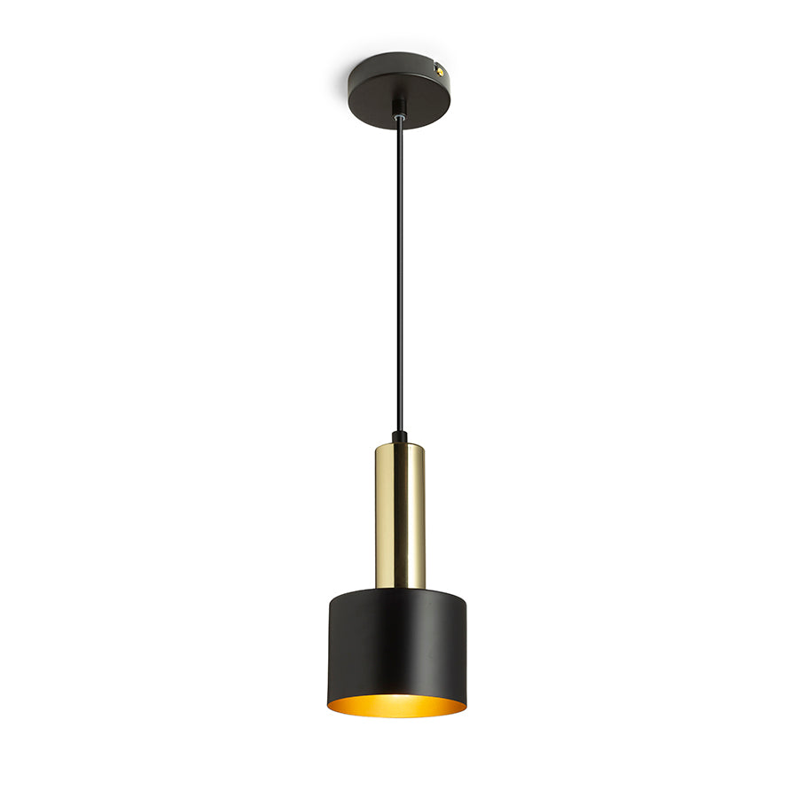 GIULIA 12 závěsná černá/zlatohnědá mosaz 230V LED E27 11W