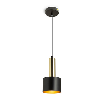 GIULIA 12 závěsná černá/zlatohnědá mosaz 230V LED E27 11W