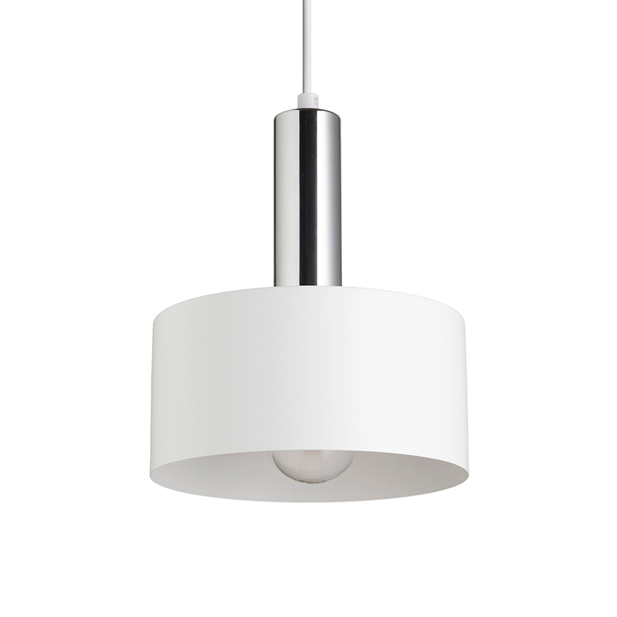 GIULIA 20 závěsná bílá chrom 230V LED E27 15W