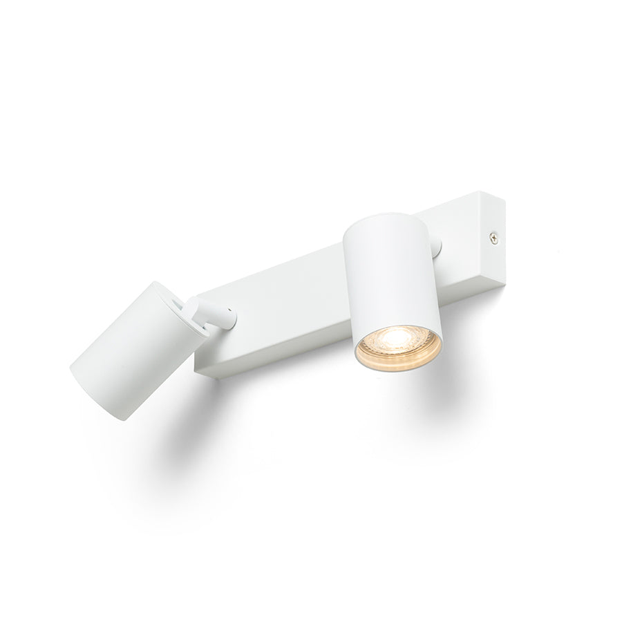 DUDE II přisazená bílá 230V LED GU10 2x9W