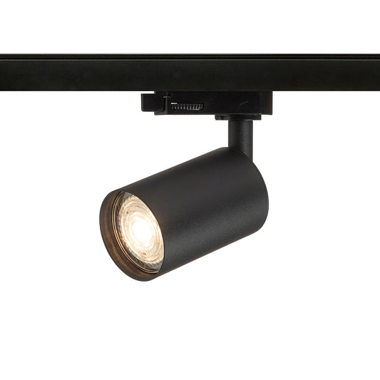 DUDE pro tříokr. lištu černá 230V LED GU10 9W
