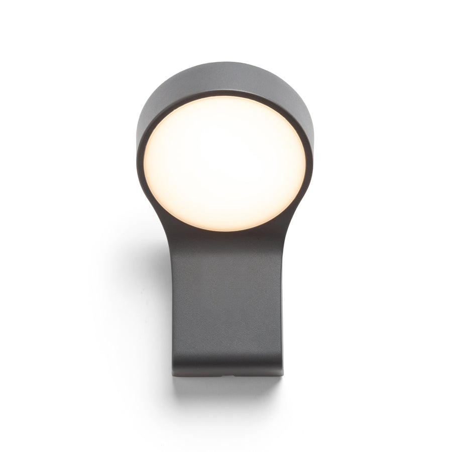 ELIA nástěnná antracitová 230V LED 9W IP44 3000K