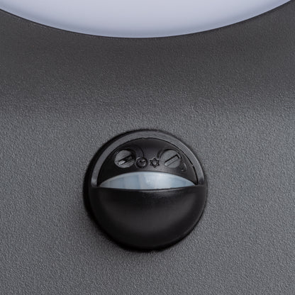 ELIA PIR nástěnná antracitová 230V LED 9W IP44 3000K