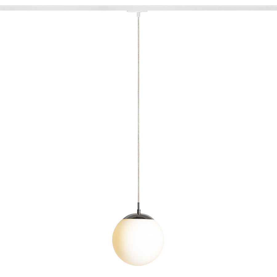 LUNA 20 pro jednookr. lištu opálové sklo/chrom 230V LED E27 11W