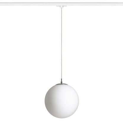 LUNA 30 pro tříokr. lištu opálové sklo/chrom 230V LED E27 15W