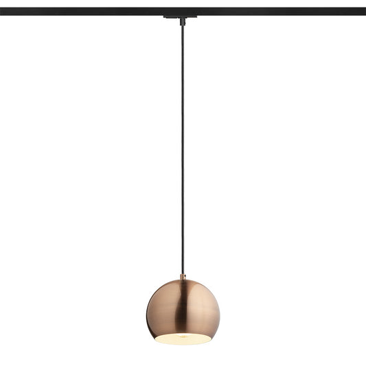 AGNETA pro jednookr. lištu závěsná česaná měď 230V LED E27 11W