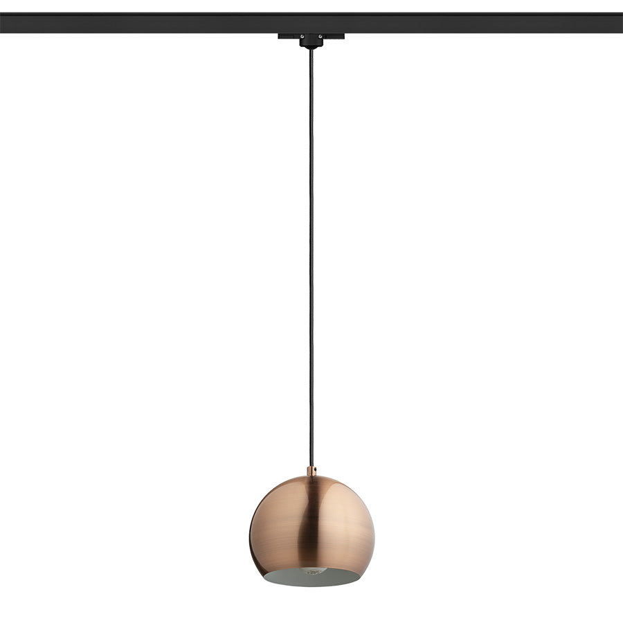 AGNETA pro tříokr. lištu závěsná česaná měď 230V LED E27 11W