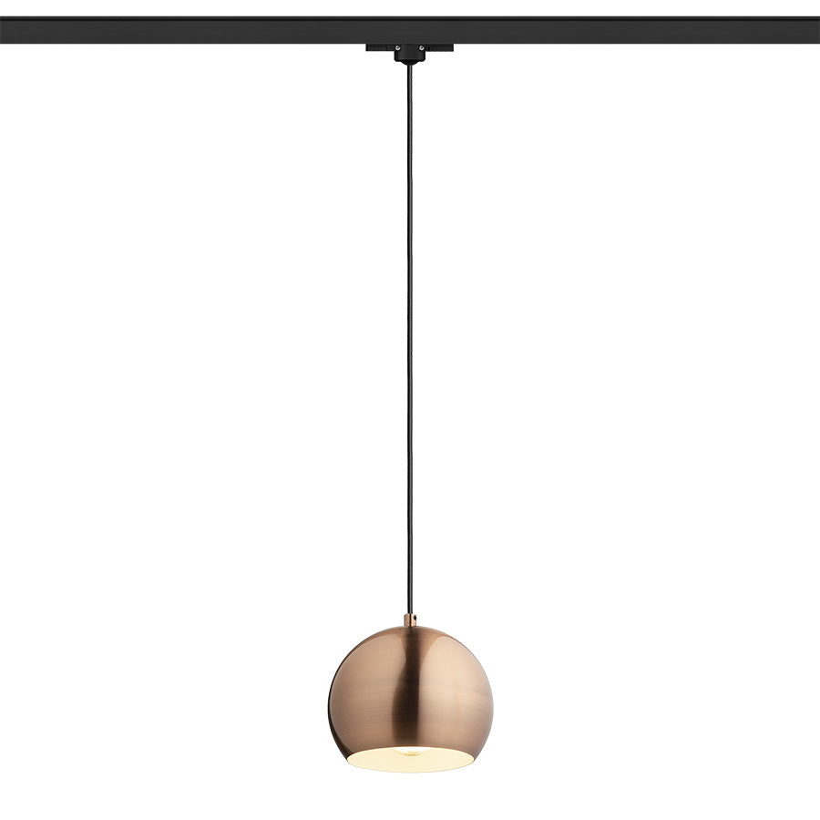 AGNETA pro tříokr. lištu závěsná česaná měď 230V LED E27 11W