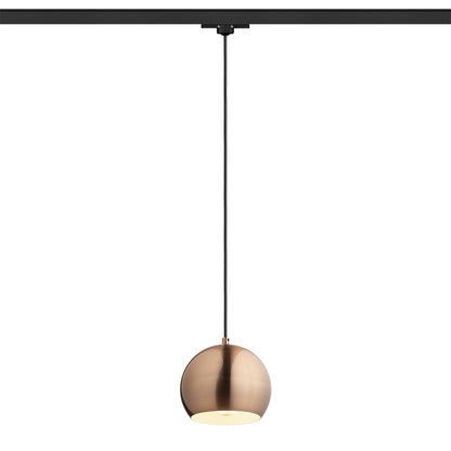 AGNETA pro tříokr. lištu závěsná česaná měď 230V LED E27 11W