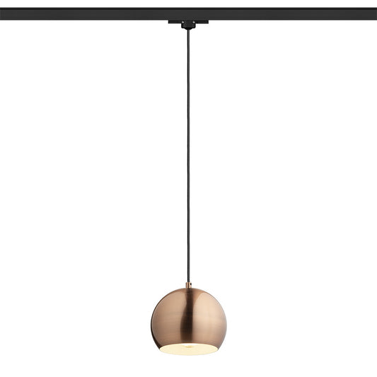 AGNETA pro tříokr. lištu závěsná česaná měď 230V LED E27 11W
