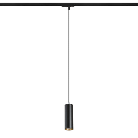 MAVRO pro jednookr. lištu závěsná černá/zlatá 230V LED 12W 38° 3000K