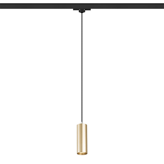 MAVRO pro tříokr. lištu závěsná zlatá 230V LED 12W 38° 3000K