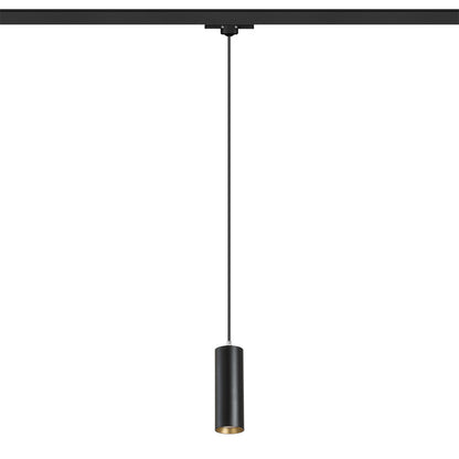 MAVRO pro tříokr. lištu závěsná černá/zlatá 230V LED 12W 38° 3000K