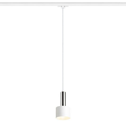 GIULIA 12 pro tříokr. lištu bílá chrom 230V LED E27 11W