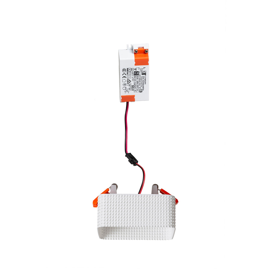 MARENGA SQB1 40 zápustná bílá Eco PLA 230V LED 6W 3000K