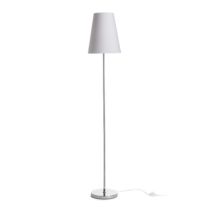 NYC/CONNY 25 stojanová Polycotton bílá/chrom 230V LED E27 15W