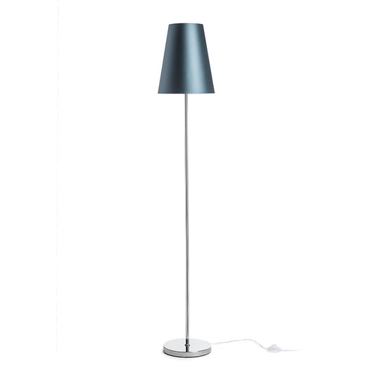 NYC/CONNY 25 stojanová Monaco petrolejová/stříbrné PVC/chrom 230V LED E27 15W